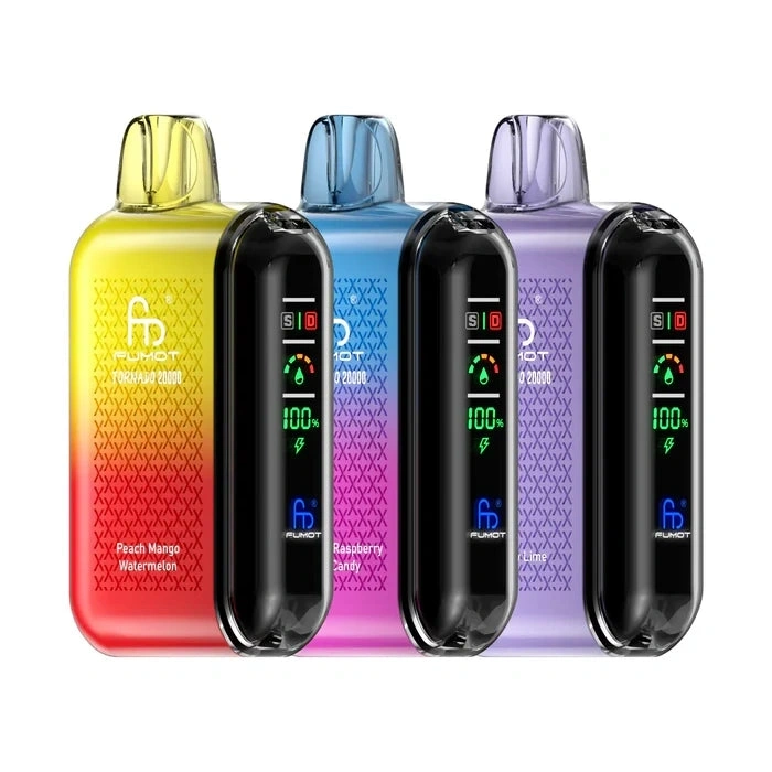 Fumot Tornado 20000 Puffs｜日本7〜10日到着・20,000パフ大容量・デュアルメッシュ＆スマートディスプレイ搭載デバイス