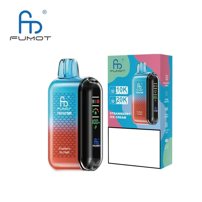 Fumot Tornado 20000 Puffs｜日本7〜10日到着・20,000パフ大容量・デュアルメッシュ＆スマートディスプレイ搭載デバイス