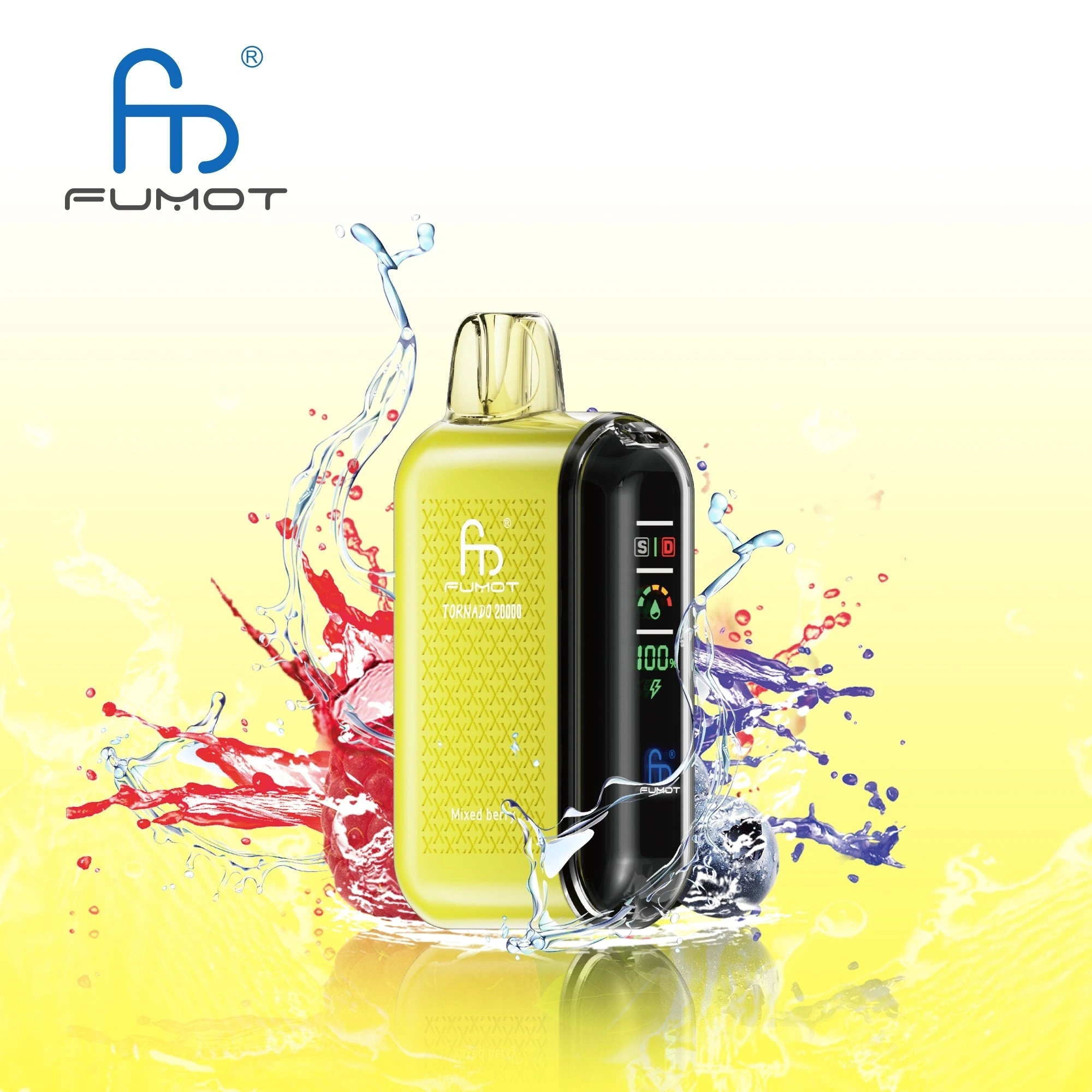 Fumot Tornado 20000 Puffs｜日本7〜10日到着・20,000パフ大容量・デュアルメッシュ＆スマートディスプレイ搭載デバイス