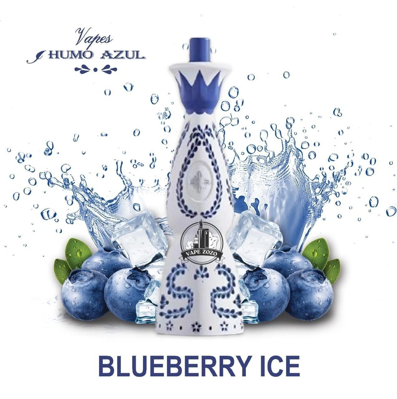 Humo Azul 15000 Puffs 青花瓷｜日本7〜10日到着・15,000パフ大容量・チャイナブルー陶磁器デザイン限定モデル