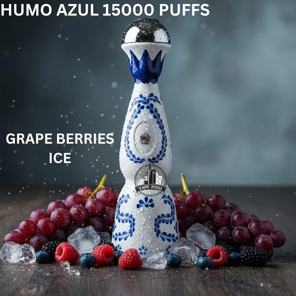 Humo Azul 15000 Puffs 青花瓷｜日本7〜10日到着・15,000パフ大容量・チャイナブルー陶磁器デザイン限定モデル