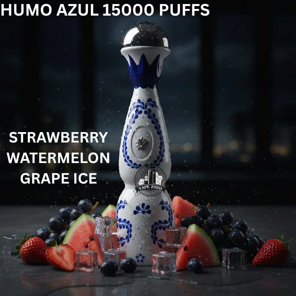 Humo Azul 15000 Puffs 青花瓷｜日本7〜10日到着・15,000パフ大容量・チャイナブルー陶磁器デザイン限定モデル