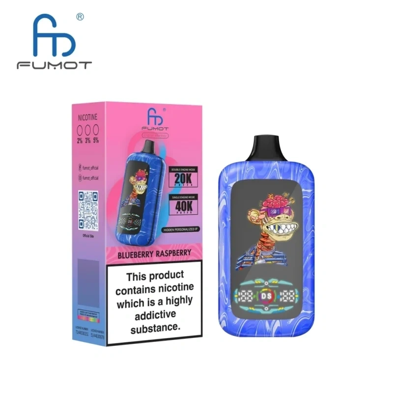 Fumot Digital Monkey 40000 Puffs｜日本7〜10日到着・40,000パフ大容量・デジタル表示搭載スマートデバイス  7～10営業日で到着します