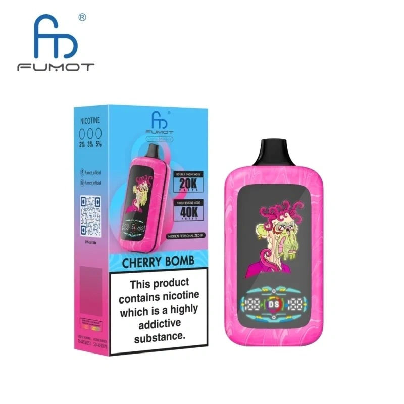 Fumot Digital Monkey 40000 Puffs｜日本7〜10日到着・40,000パフ大容量・デジタル表示搭載スマートデバイス  7～10営業日で到着します