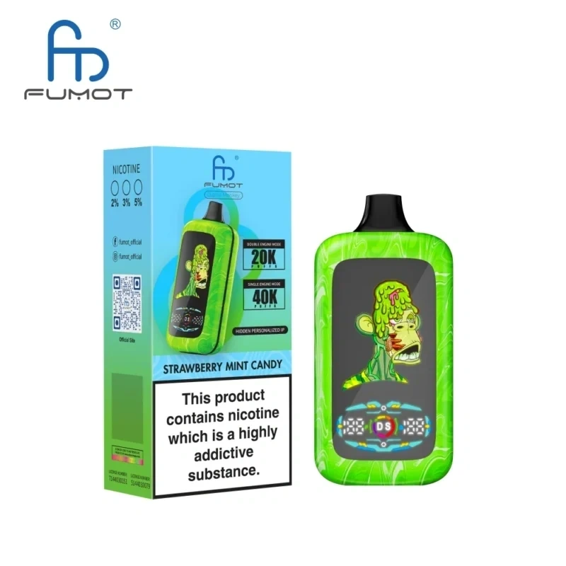 Fumot Digital Monkey 40000 Puffs｜日本7〜10日到着・40,000パフ大容量・デジタル表示搭載スマートデバイス  7～10営業日で到着します