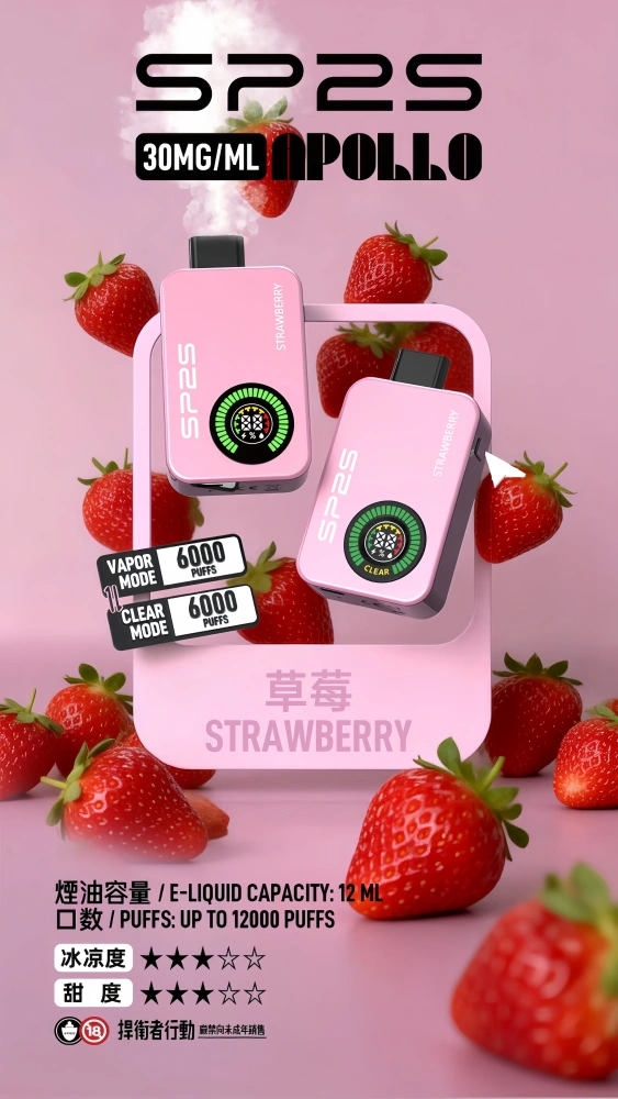 SP2S 12000 PUFFS Disposable Vape｜High Capacity, Powerful Performance & Exceptional Flavour