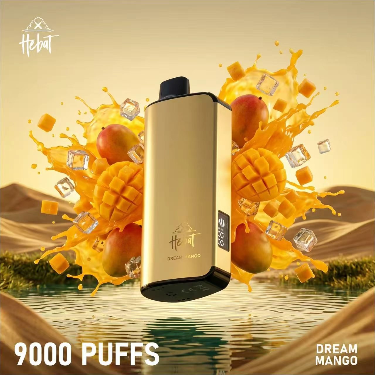 HEBAT 9000 Puffs Australia – 2350mAh Battery, 22ml E-Liquid, LED Display & 10 Flavours