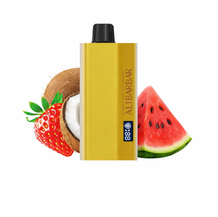 Strawberry Coconut Watermelon Vape Australia | Alibarbar TEQ 12000 Puffs Unique Tropical Mix