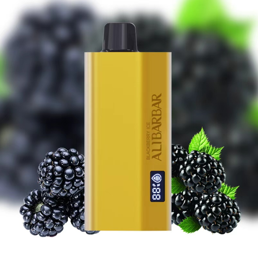 OVERSEAS WAREHOUSE | BLACKBERRY ICE  | Alibarbar TEQ 12000 Puffs Cool & Refreshing Vape