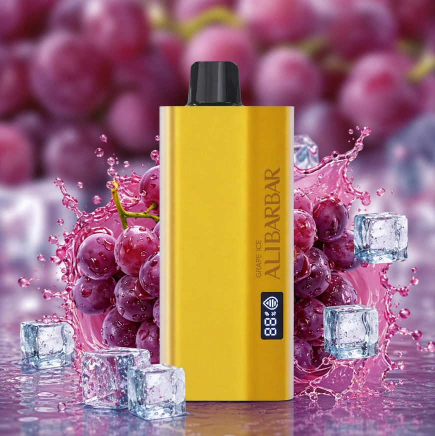 Grape Ice Disposable Vape   Australia   | Alibarbar TEQ 12000 Puffs Smooth Ice Hit