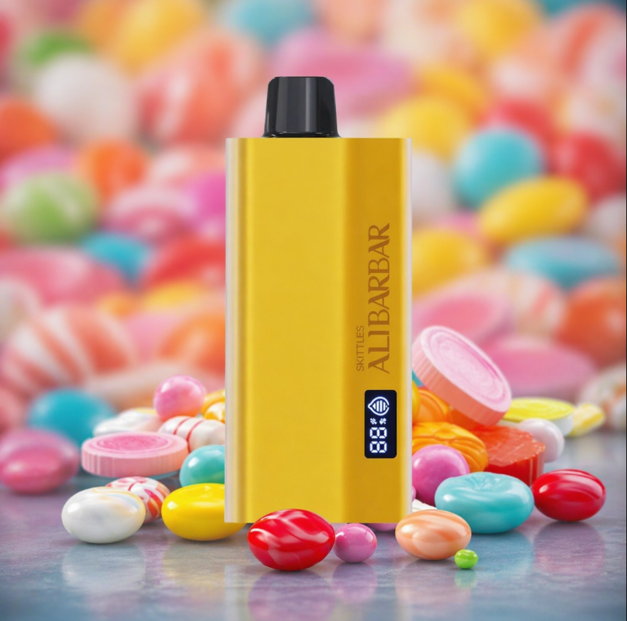 Skittles Disposable Vape Australia | Alibarbar TEQ 12000 Puffs Rainbow Candy Flavour