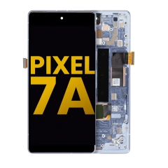 OLED Assembly With Frame (With Fingerprint Sensor ) For Google Pixel 7a 5G (Sea)