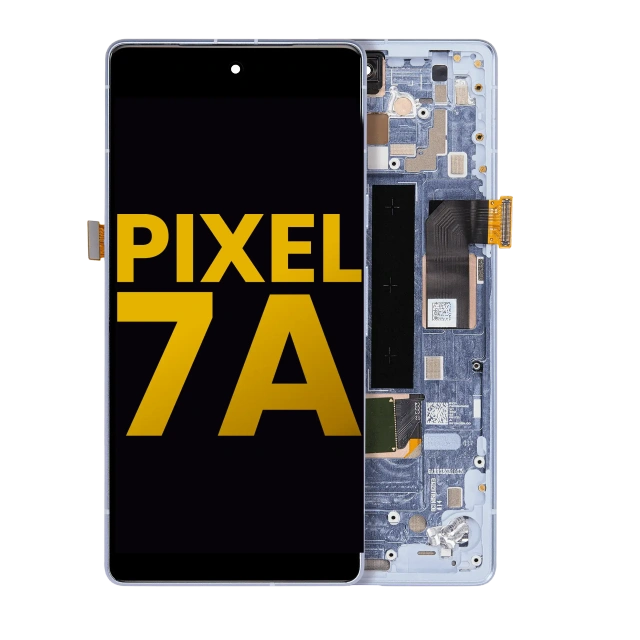 OLED Assembly With Frame (With Fingerprint Sensor ) For Google Pixel 7a 5G (Sea)