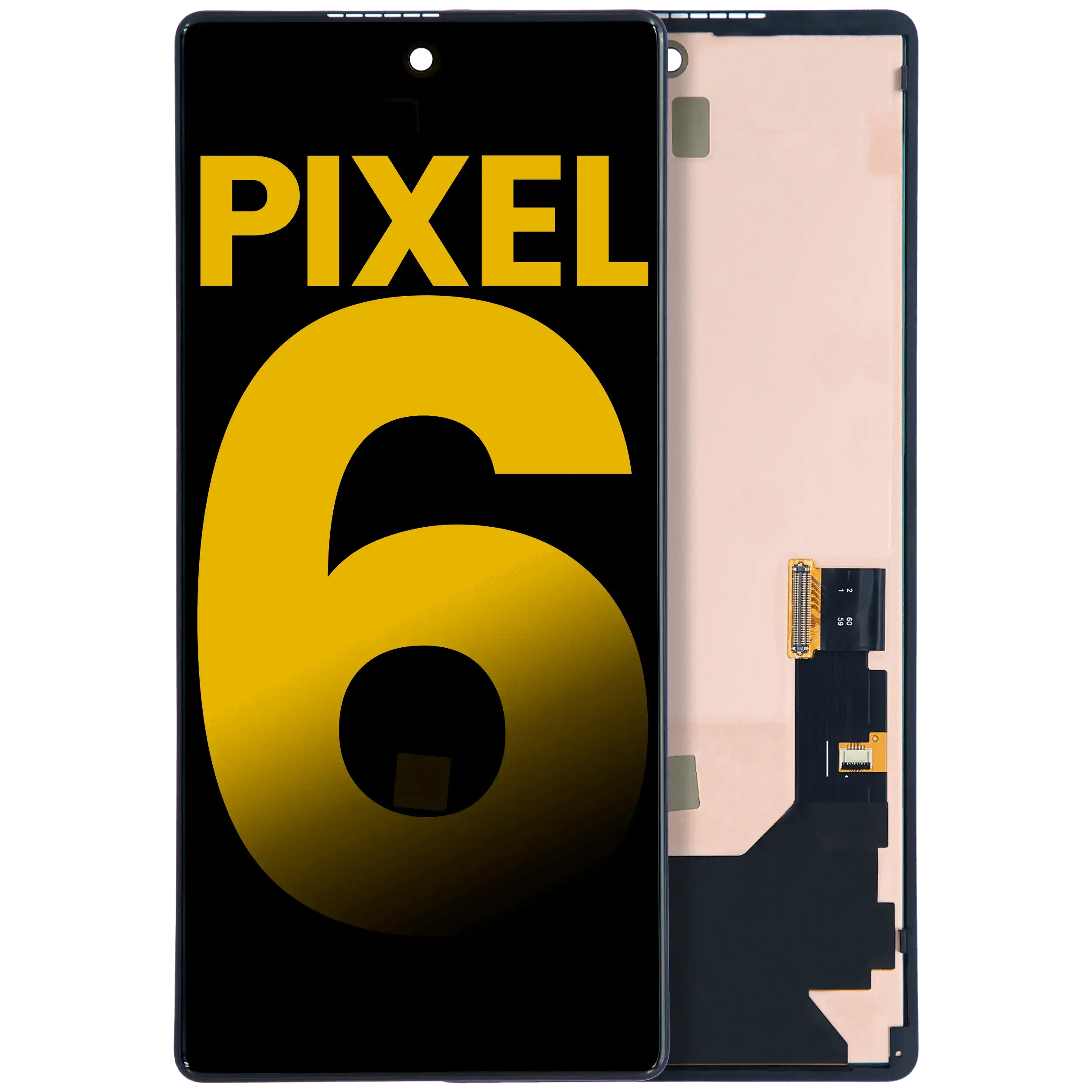 OLED Assembly With Frame (Without Fingerprint Sensor) For Google Pixel 6
