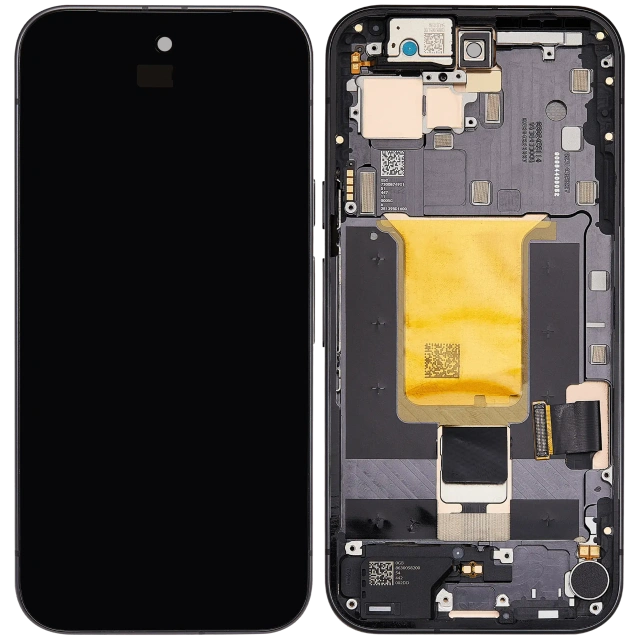 OLED Assembly With Frame (With Fingerprint Sensor ) For Google Pixel 9A (Obsidian)