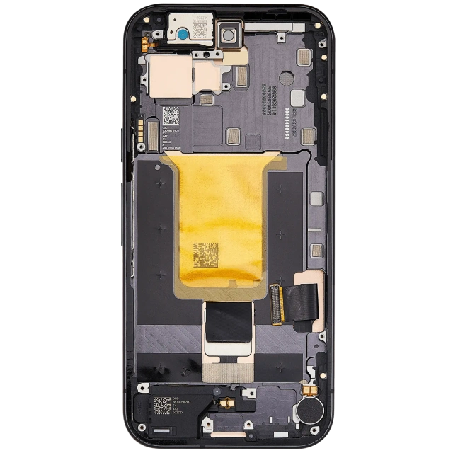 OLED Assembly With Frame (With Fingerprint Sensor ) For Google Pixel 9A (Obsidian)