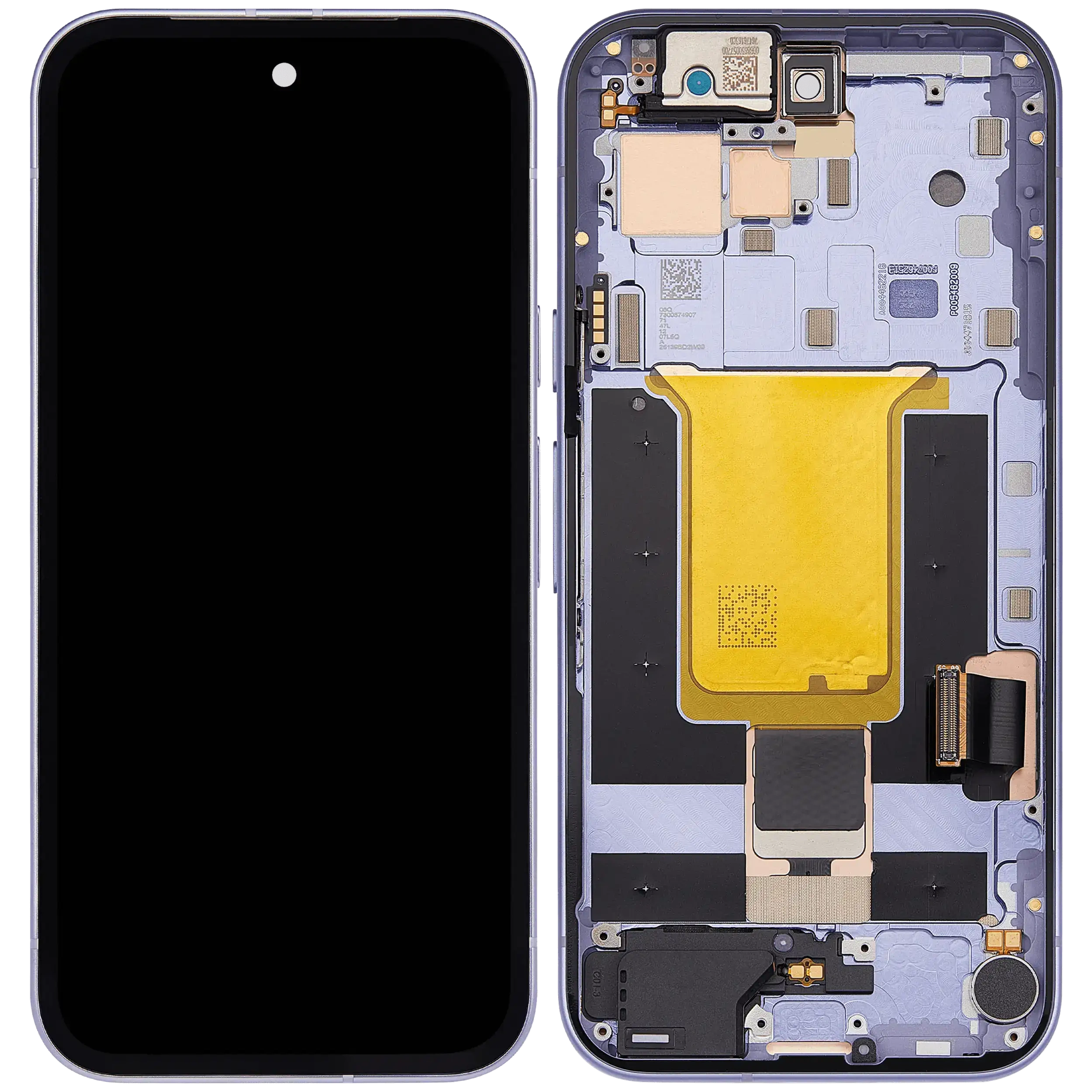 OLED Assembly With Frame Compatible (With Fingerprint Sensor) For Google Pixel 9A (Iris)