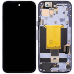 OLED Assembly With Frame Compatible (With Fingerprint Sensor) For Google Pixel 9A (Iris)