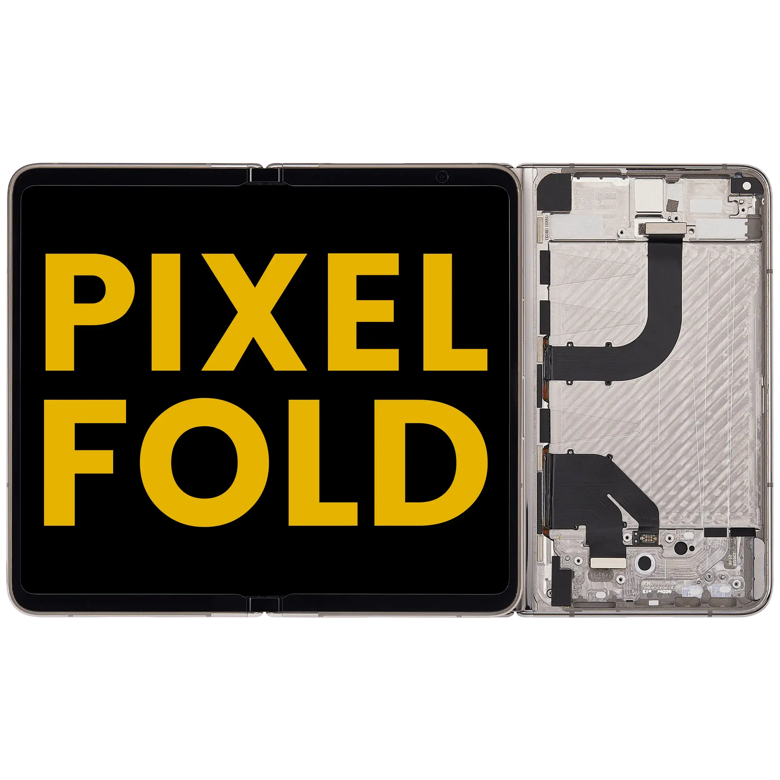 Built-In OLED Screen (Main Screen) Assembly (With Mid-Frame) For Google Pixel Fold