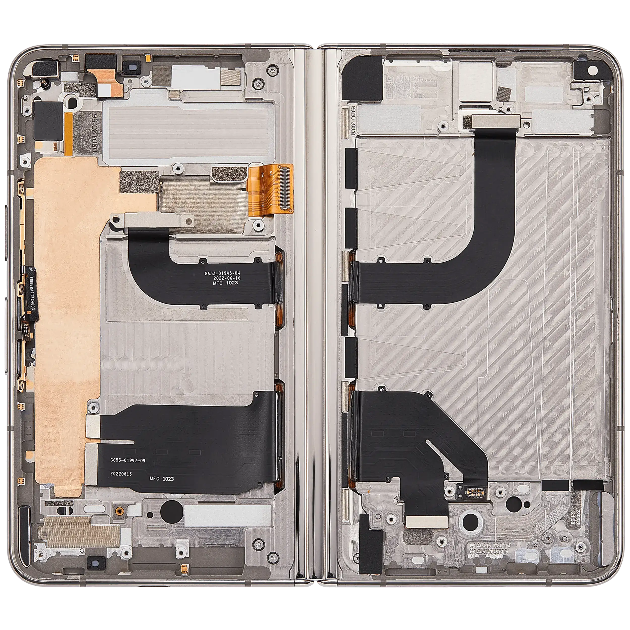 Built-In OLED Screen (Main Screen) Assembly (With Mid-Frame) For Google Pixel Fold