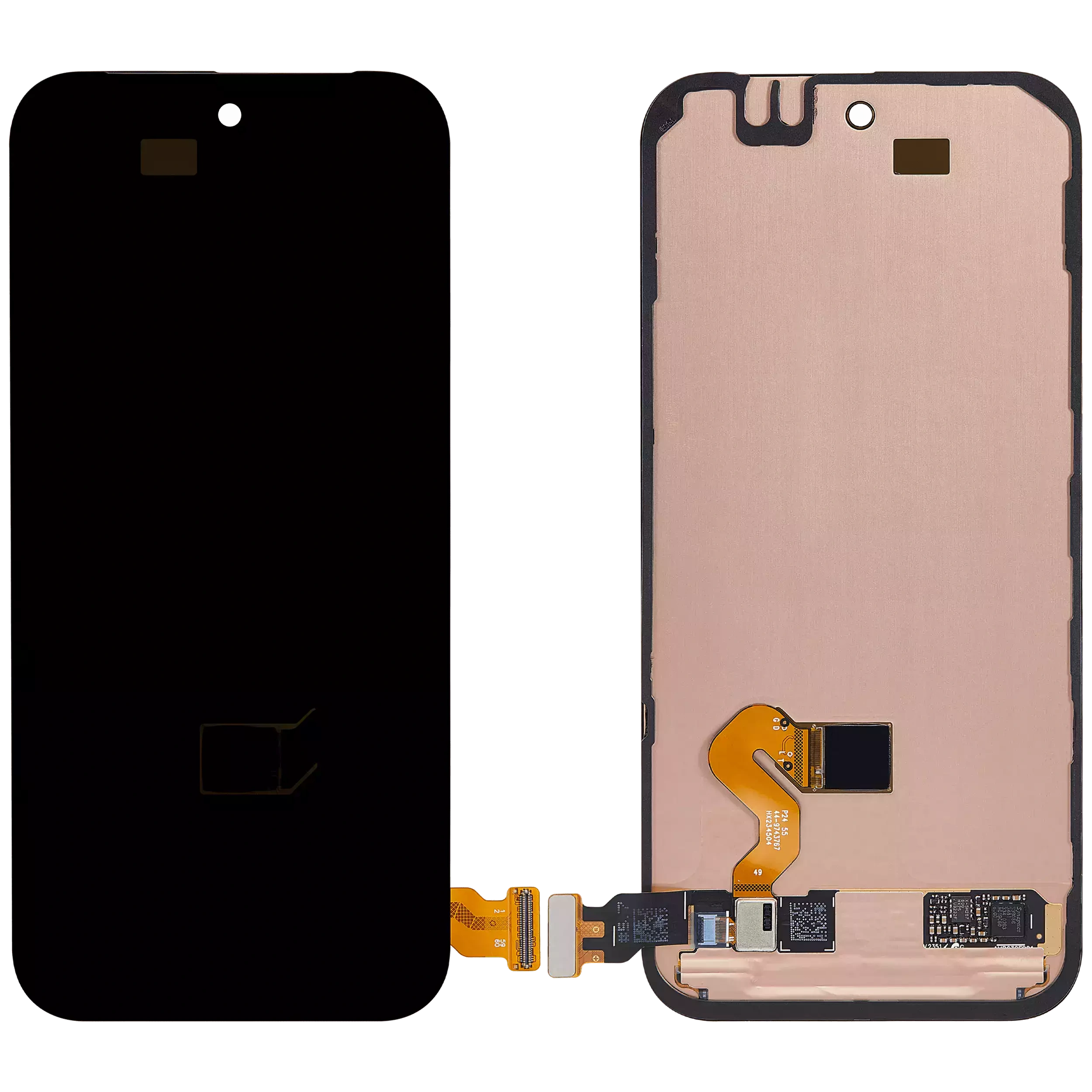 OLED Assembly With Frame (With Fingerprint Sensor) For Google Pixel 9 Pro