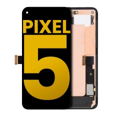 OLED Assembly With Frame For Google Pixel 5 (Just Black)