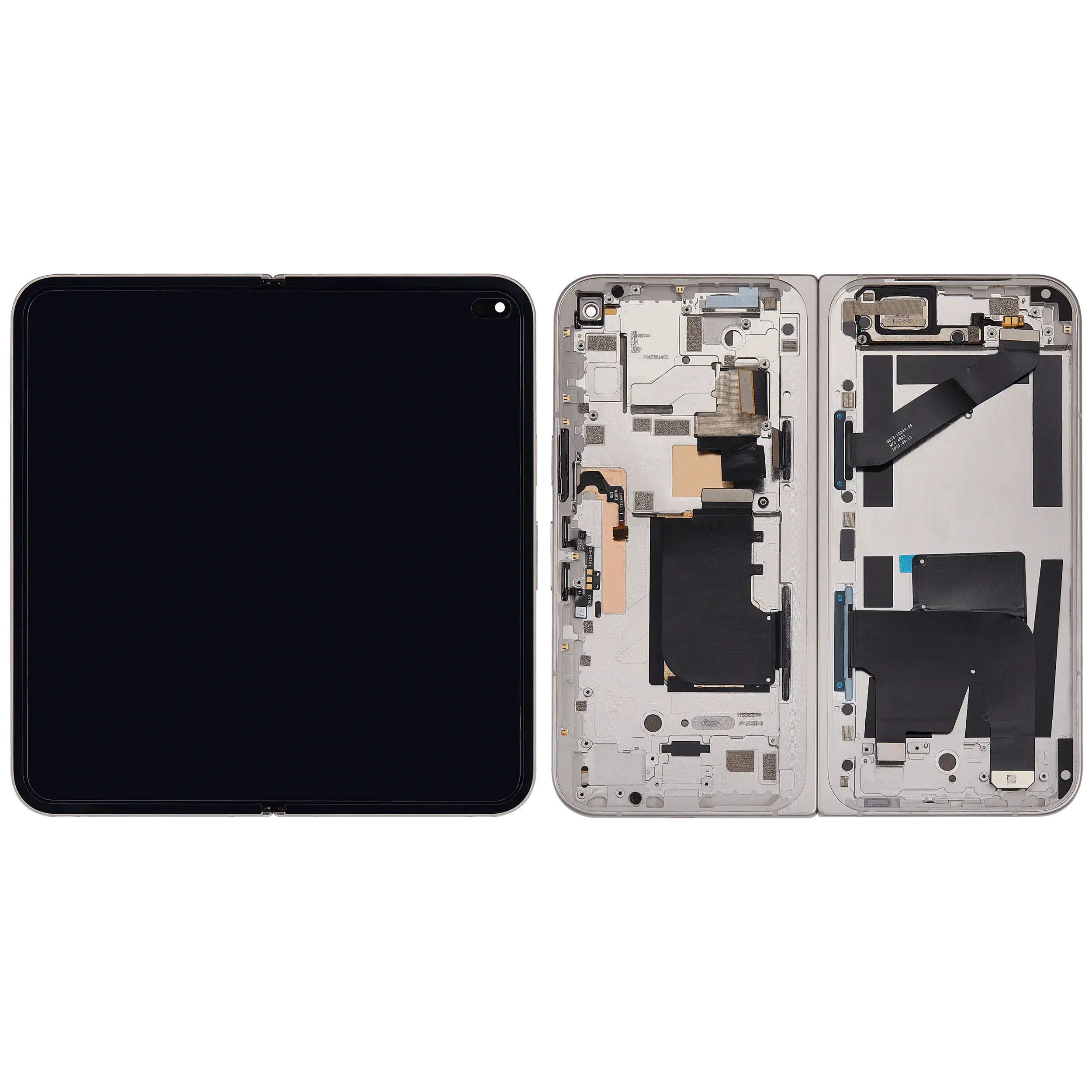Inner OLED Assembly With Frame For Google Pixel 9 Pro Fold (Porcelain)