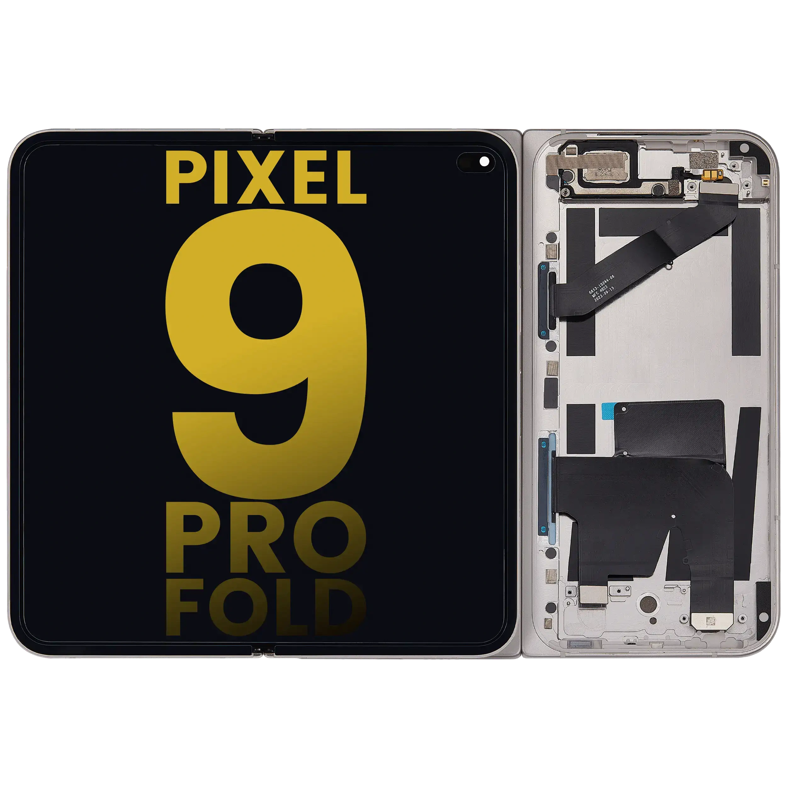 Inner OLED Assembly With Frame For Google Pixel 9 Pro Fold (Porcelain)
