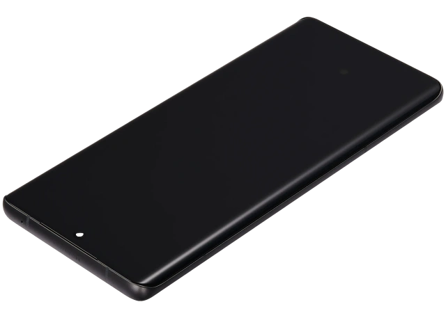OLED Assembly With Frame For Motorola Moto Edge 50 (XT2407-3 / 2024) (Koala Gray)