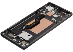 OLED Assembly With Frame For Motorola Moto Edge 50 (XT2407-3 / 2024) (Koala Gray)
