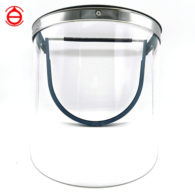 Cap Mounted Aluminum Frame Face Shield,Henan Baigong Labor Protection Products Co., Ltd.”,Cap Mounted Aluminum Frame Face Shield