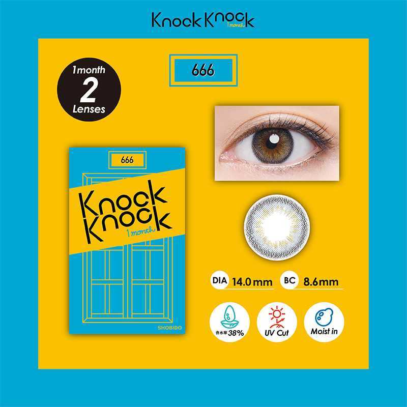 Shobido-KnockKnock Month Contact Lenses 2 Pieces
