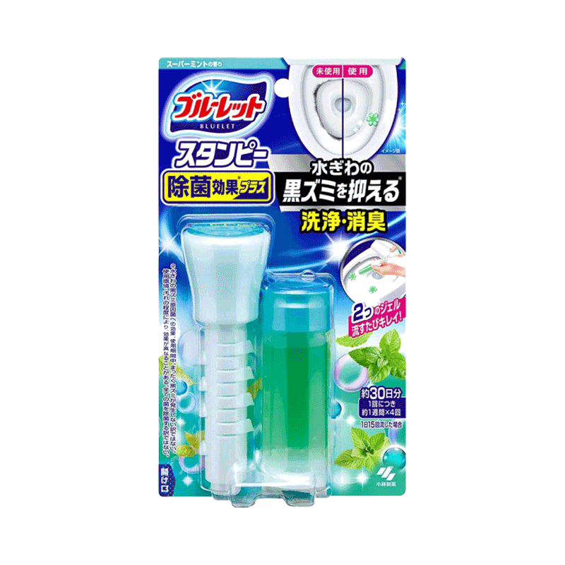 Kobayashi Pharmaceutical Disinfection Plus Toilet Gel Disinfectant Patch #Super Thin Mint Fragrance 28g