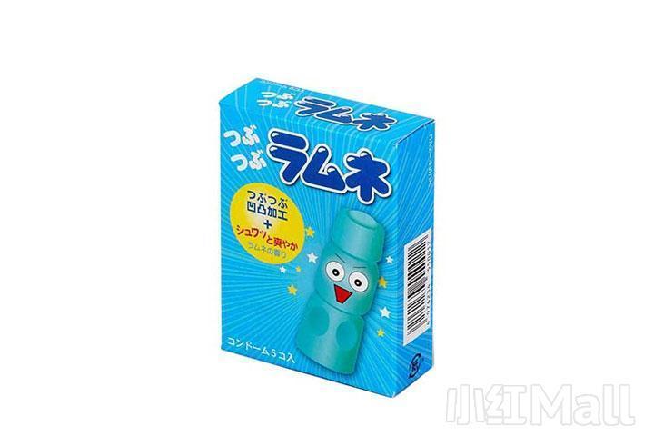 Sagami Grainy Bubble Soda Protrusion Condom 5 Pieces