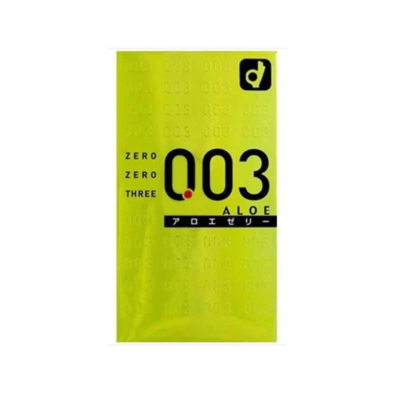 Okamoto 003 Aloe Vera Triple Lubricant Condoms 10 Pieces