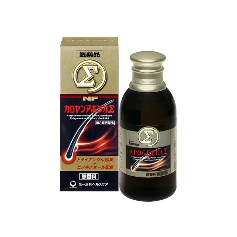 First, Sanofi NF Apogica series hair growth lotion fragrance-free 200ml promotes hair growth/prevents hair loss.