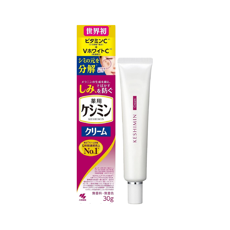 Kobayashi KESHIMIN Brightening & Moisturizing Spot-Fading Cream, 30g