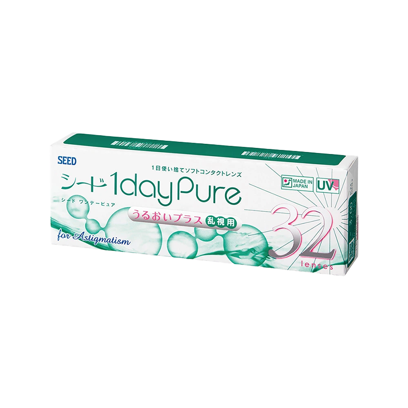 SEED 1dayPure TORIC-1.75 Daily Clear Contact Lenses 32 Pieces