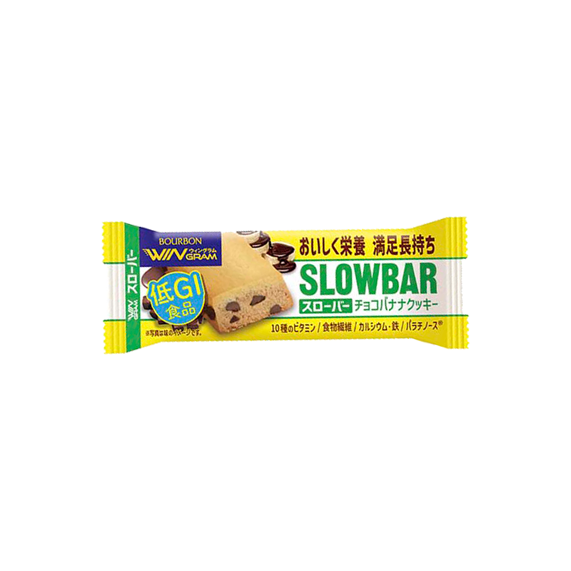 Bourbon WinGram Slow Sugar Chocolate Banana Cookie Nutrition Energy Bar 41g