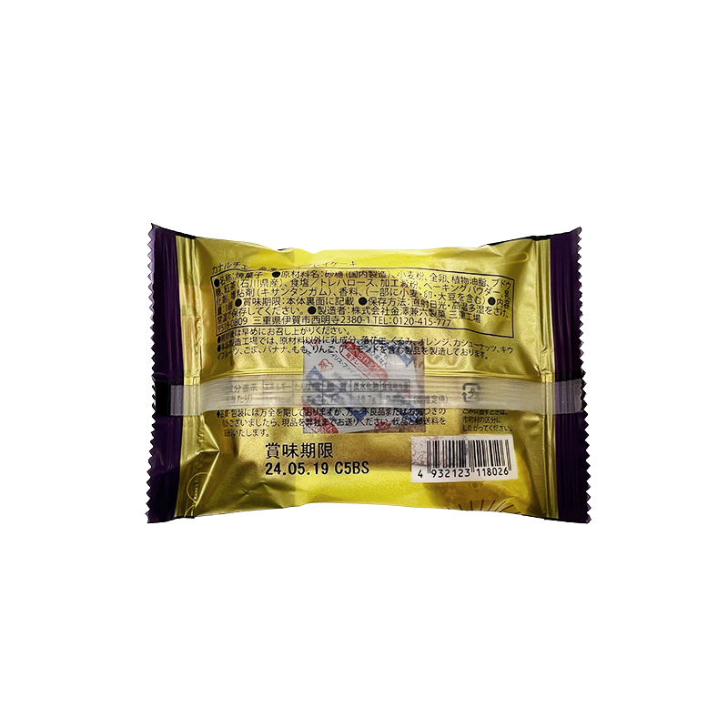 Kanazawa Kenrokuen Fruit Cake Original Flavor 1 piece