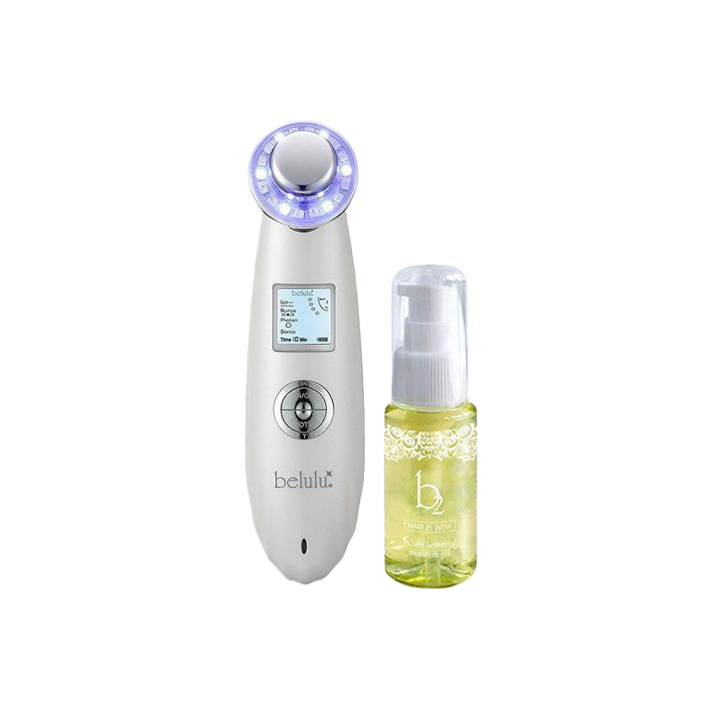 belulu classy Upgraded Version #White Lifting Tightening and Introducing Beauty Device + Beauty Serum Set KRD1007N-WT