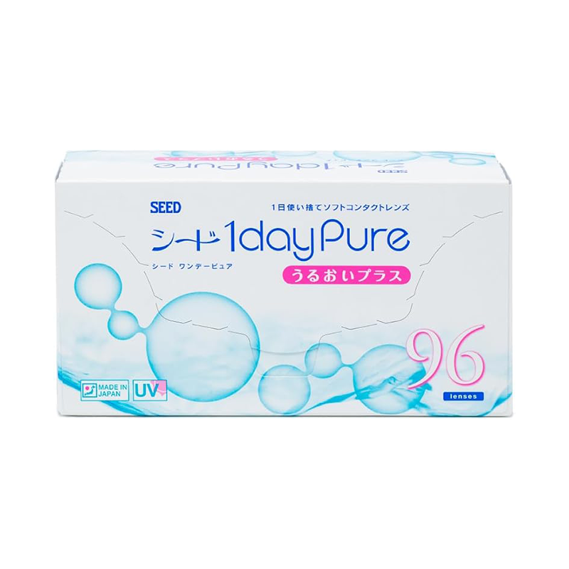 SEED Pure Daily Clear Contact Lenses 96 Pieces