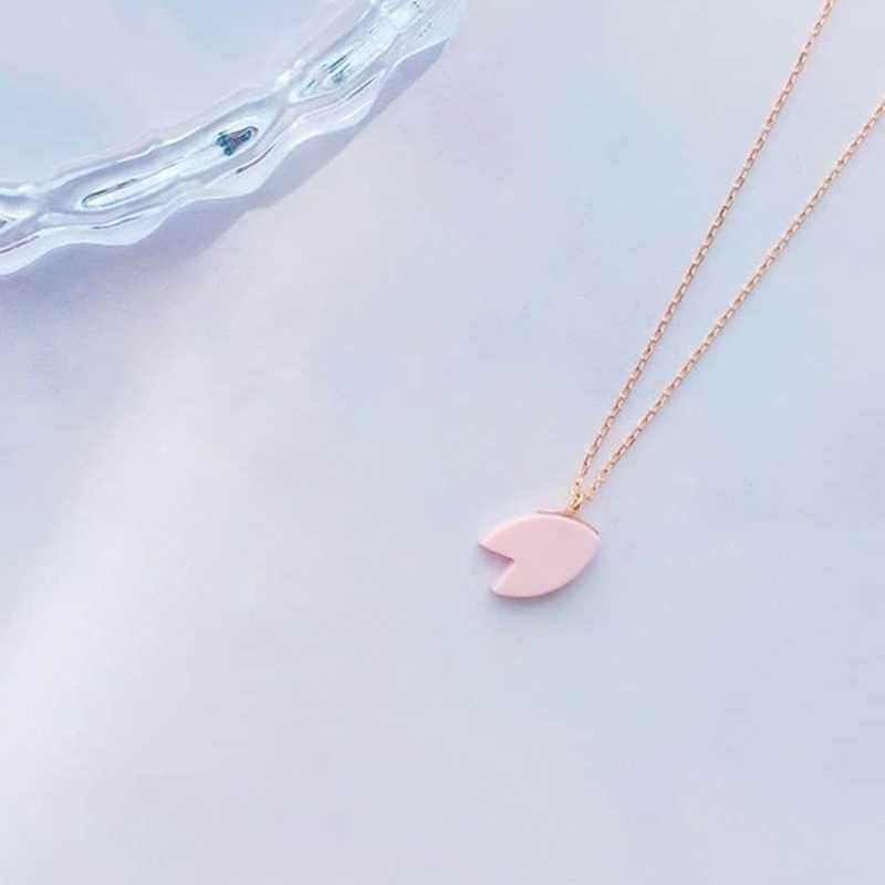 【Limited Quantity】AHKAH Thiran Series 18K Pink Gold Cherry Blossom Petal Necklace 1 piece