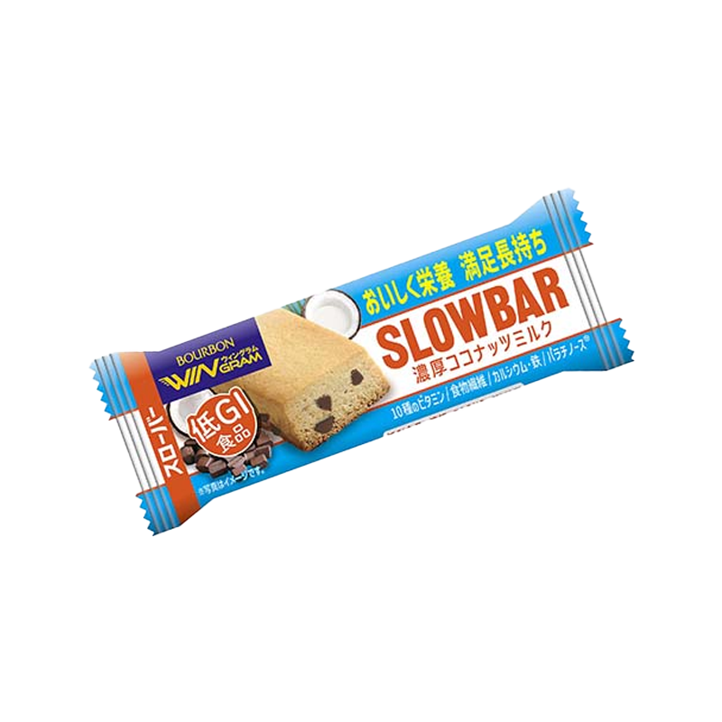 BOURBON WINGRAM Slow Sugar Coconut Milk Chocolate Cookie Nutritional Energy Bar Bagged 41g