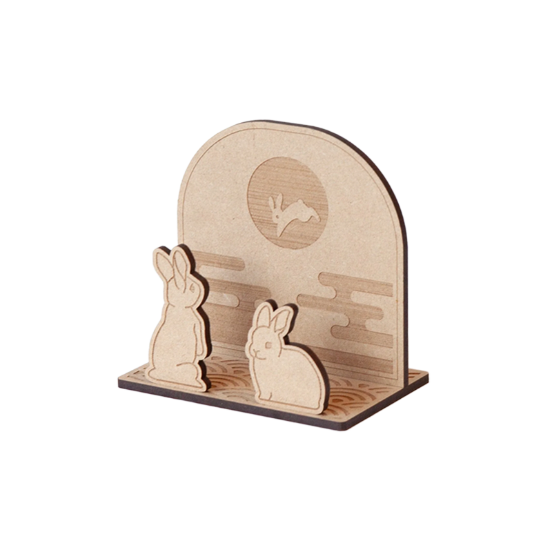 CRU-CIAL Wooden Book Stand Rabbit Design 1 piece