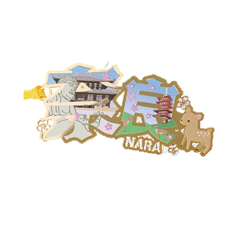 Oriental Precision Industry Japanese City Features Bookmark #Nara 1 piece Travel Souvenir/Nara Impression