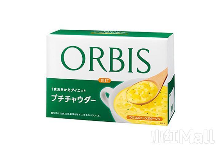 ORBIS Mini Chowder Hearty Corn Potage Soup 34g x 7 Packs Low-calorie and Filling Meal Replacement