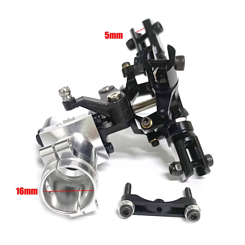 XAERO 500 4-Blade Metal Tail Rotor Grips Holder for Align T-REX 500 500L 500X Pro DFC Belt Torque Tube Tail Box
