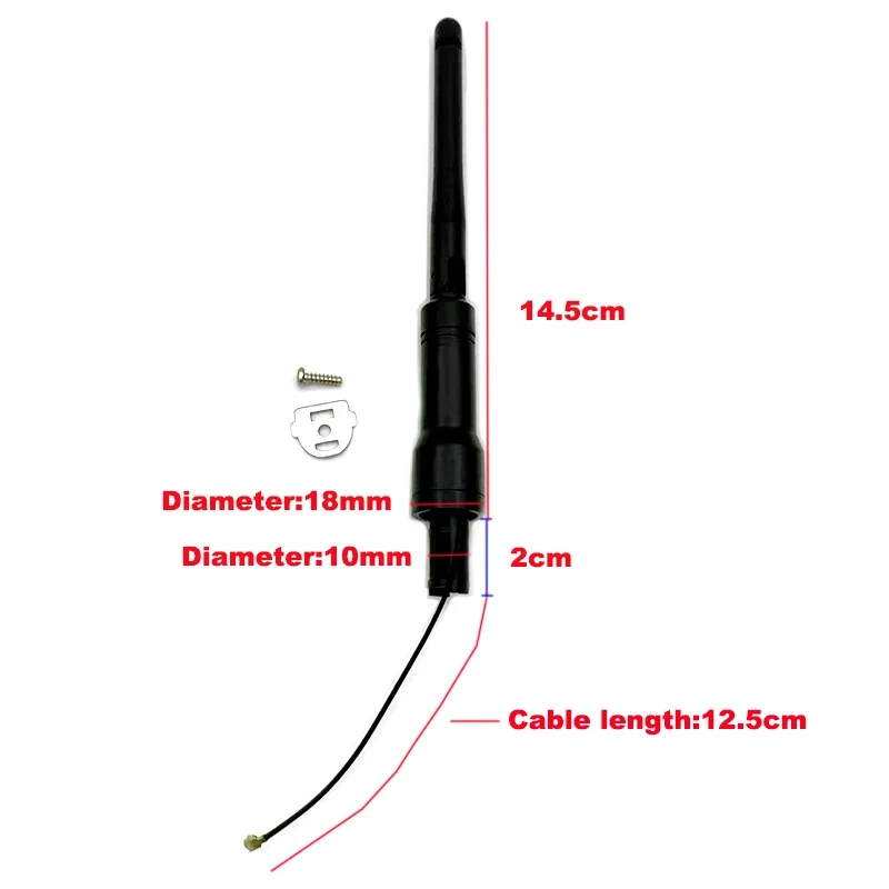 Replacement Antenna for Spektrum DX6i DX7 JR HobbyKing 2.4GHz RC Transmitter Radio Controller Antenna