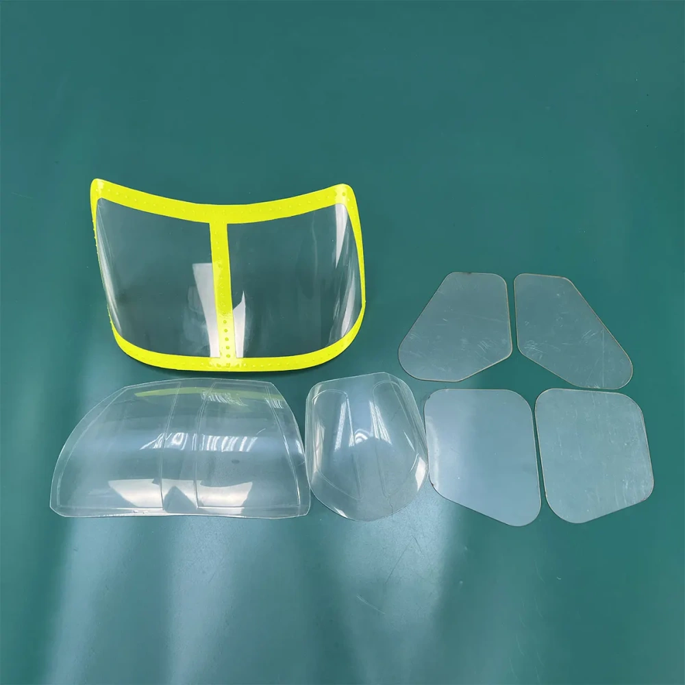 Roban 800 Size Bell222 Fuselage Spare Parts - Nose Cover Window Tail Landing Gear Wood Spacers Replacement